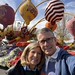 Geo & Catherine at Rose Bowl floats