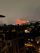 Fire view from our backyard